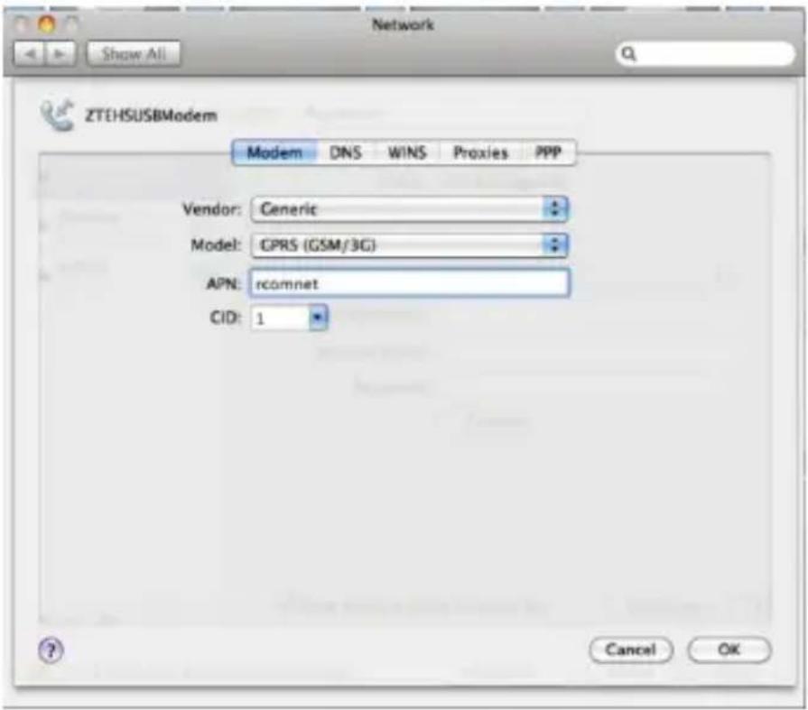 ZTE Reliance 3G Tab - Connection with Mac OS - 9