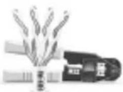 HELGI HLG0375N - To make a Cat5e/6 network cable Follow the standard of IEEE-568B - 1