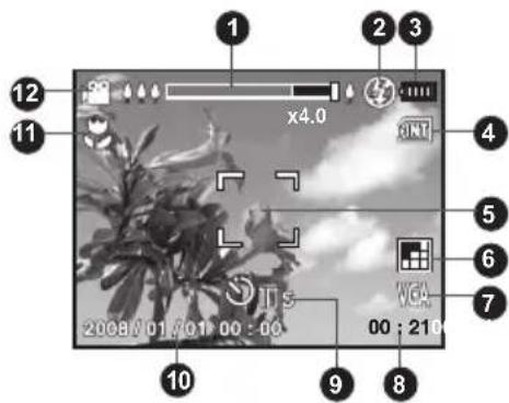 AGFA Optima 830UW - Playback mode [▶] - Video playback - 1