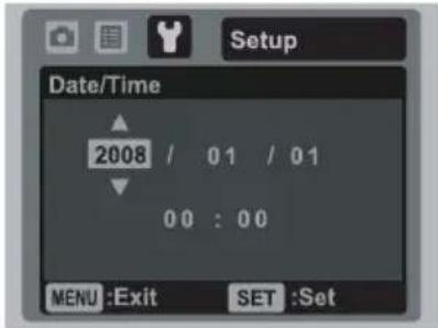 AGFA Optima 830UW - Setting the Date and Time - 2