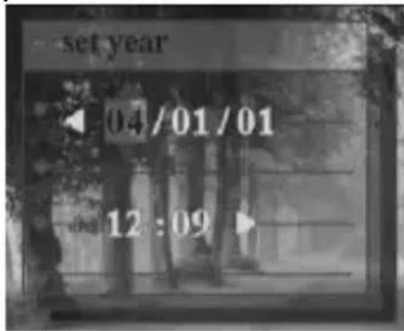 EASYPIX V10 - "Setup"/"Date and time" - 1