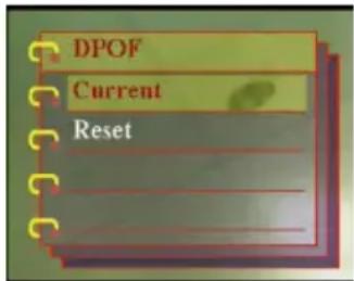 EASYPIX V25 - Using DPOF - 2