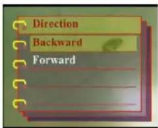 EASYPIX V25 - Setting the direction - 2
