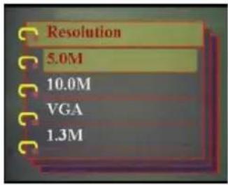 EASYPIX V25 - Setting the resolution - 2