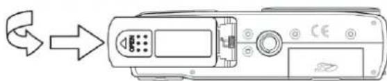 AGFA DC-2030m - Close the battery cover. - 1