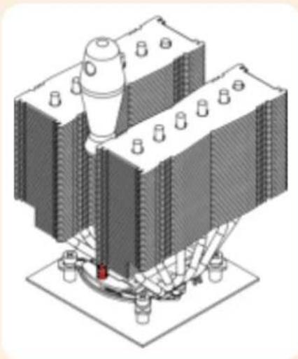 Noctua HXLU32 - Applying thermal paste - 3