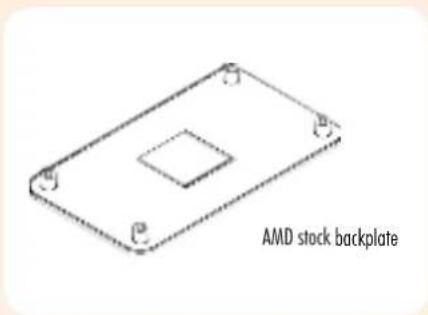AMD stock backplate