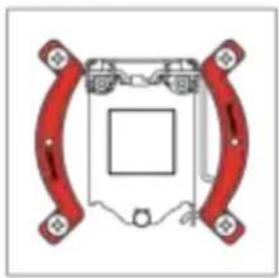 Noctua HXLU32 - Installing the mounting bars - 4