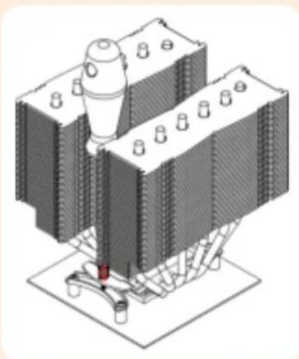 Noctua HXLU32 - Applying thermal paste - 3