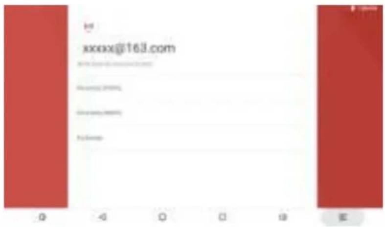 DENVER TAQ-70352K - Manually Configuring an Email account - 1