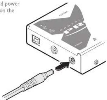 Adder X-DVIPRO-DL - Power connection - 1