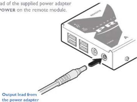 Adder X-DVIPRO-DL - Power connection - 1