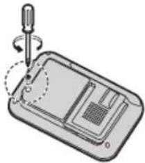 PANASONIC KX-HN4102 - Battery installation - 1