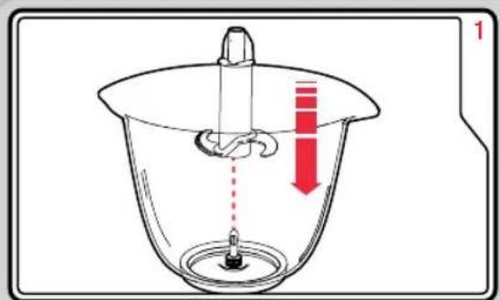 Diagram illustrating a mechanical or fluid system with a valve and directional arrow, labeled with number 1