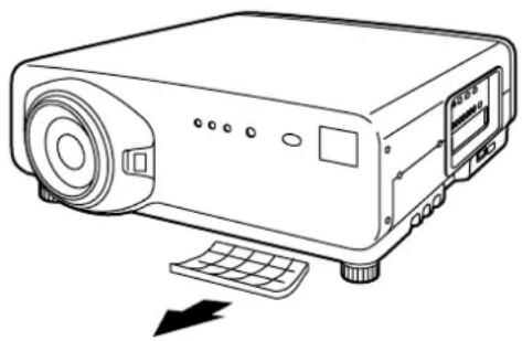 PANASONIC PT-D7500U - ■ Procedure of cleaning - 1