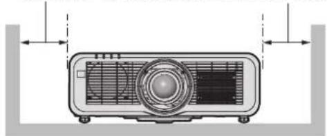 PANASONIC PT-MW530LE - ■Cautions when setting up the projector - 4