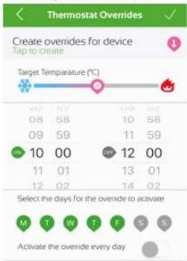 EnerGenie MIHO069 - Thermostat Overrides - 2