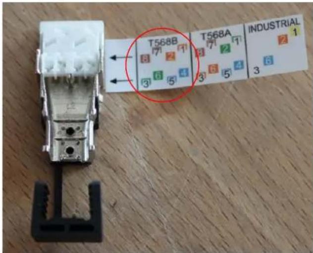 AXIS SKDP03-T - Connecting the RJ 45 plug (Ex-d or non-ex) - 1