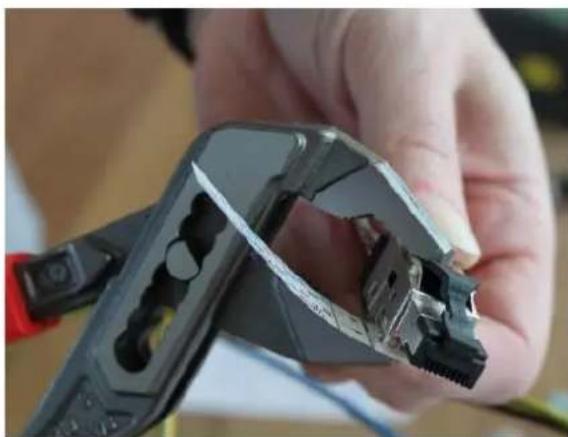 AXIS SKDP03-T - Connecting the RJ 45 plug (Ex-d or non-ex) - 3