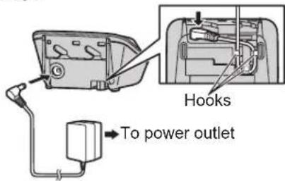 Hooks To power outlet