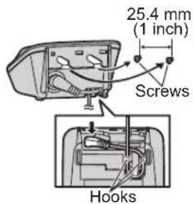 25.4 mm (1 inch) Screws Hooks