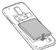 ZTE Solar Z795G - Installing the Battery and a microSDHC Card - 2