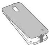 ZTE Solar Z795G - Installing the Battery and a microSDHC Card - 1
