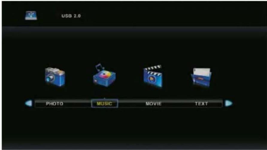 XD 32H2EWSAT - Music Menu - 1