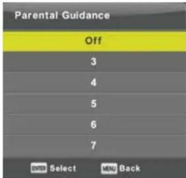 XD 32H2EWSAT - Lock Menu - 5