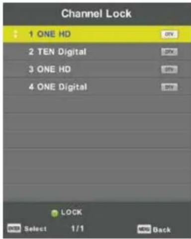 XD 32H2EWSAT - Lock Menu - 4