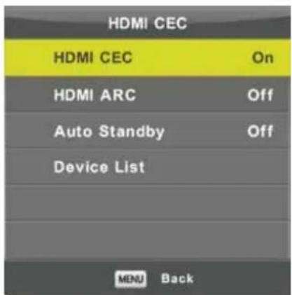 XD 32H2EWSAT - HDMI CEC(Need to support the HDMI CEC/ARC function) - 1
