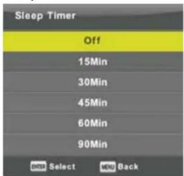 XD 32H2EWSAT - Sleep Timer - 1