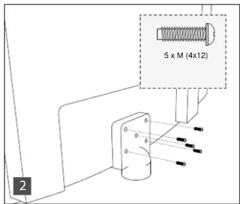 BUSH 32-191F3DB - To complete the stand installation you will require a Phillips screw driver. - 4
