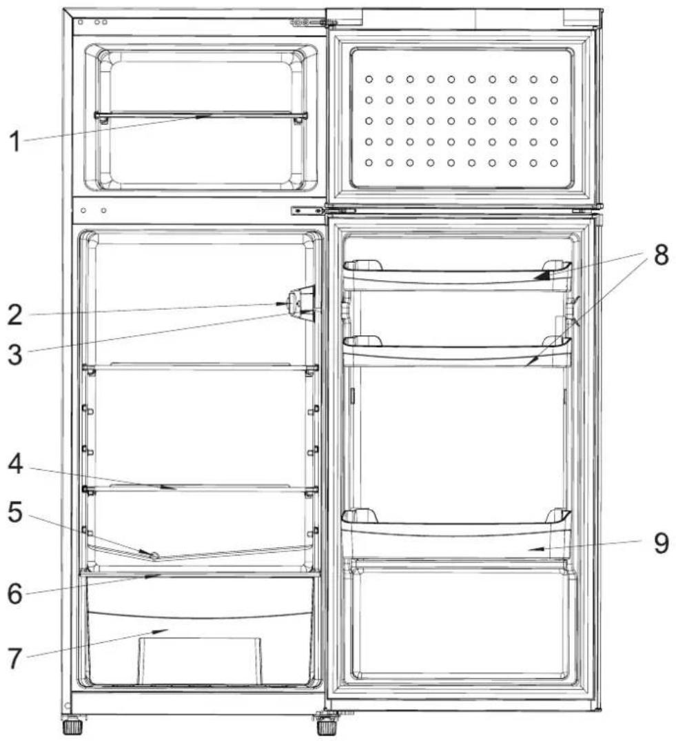 Campomatic FR270SS - 1- PARTS NAME - 1