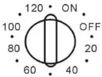 Campomatic BF1200B - Fan control switch - 2