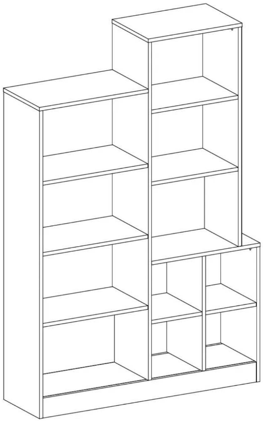 Habitat Miles Medium Wide - Miles Medium Wide Shelving - 1