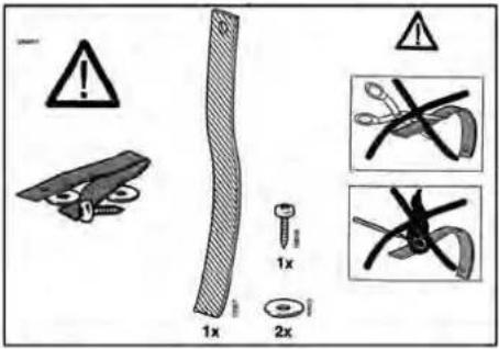 Habitat Miles Medium Wide - Ruler - To help correctly identify the fixings - 7