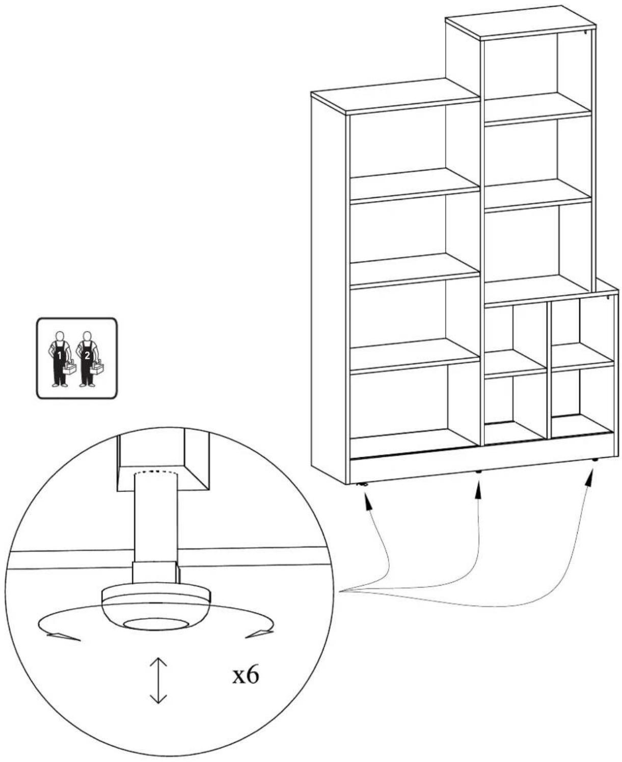 Habitat Miles Medium Wide - Assembly Instructions - 1