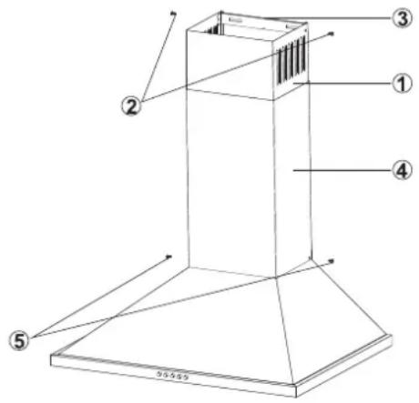 SVAN SVCP9653 - ASSEMBLY OF SHEET METAL FLUES - 1