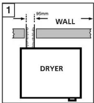 1 95mm WALL DRYER