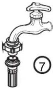 Campomatic TL10T - Placement of upper water drain hose - 4