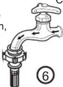 Campomatic TL10T - Placement of upper water drain hose - 3