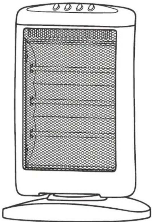 Campomatic QH1200 - Infrared Quartz Heater - 1