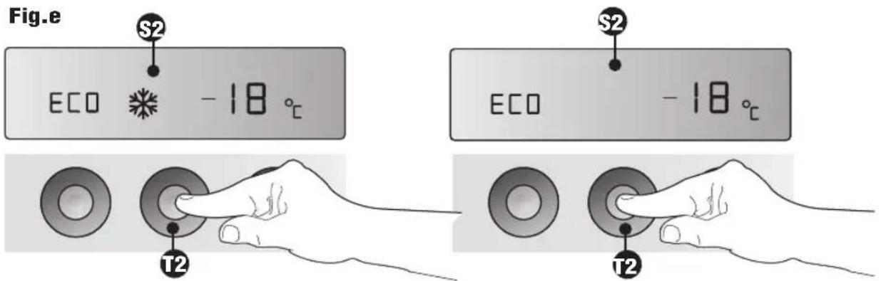 Campomatic FRZ360NS - CHECKING THE PROGRAMMED TEMPERATURE - 1