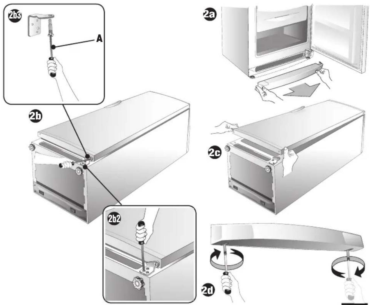 Campomatic FRZ360NS - REMOVING THE TRANSPORT PROTECTION DEVICES - 1