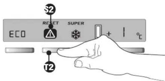 Campomatic FRZ360NS - CHECKING THE PROGRAMMED TEMPERATURE - 6