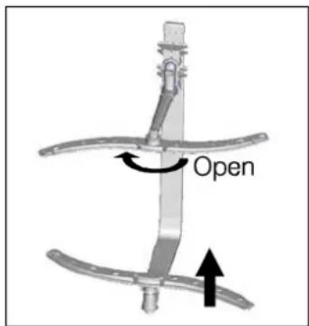 Campomatic DW914BI - CleaningtheSprayArms - 1