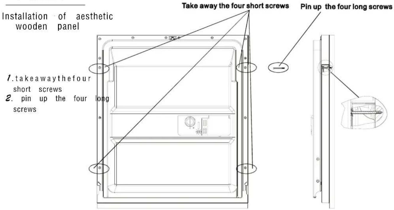 Campomatic DW914BI - ● Aesthetic panel's dimensions and installation - 3
