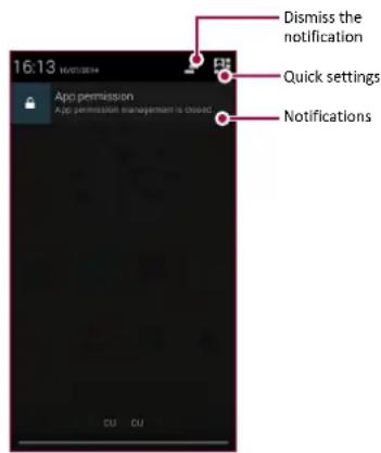 PRESTIGIO S Max - Use the notifications panel - 1