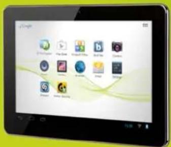 Smartphone screen displaying multiple app icons including Google, Facebook, and Windows with visible brand logos.
